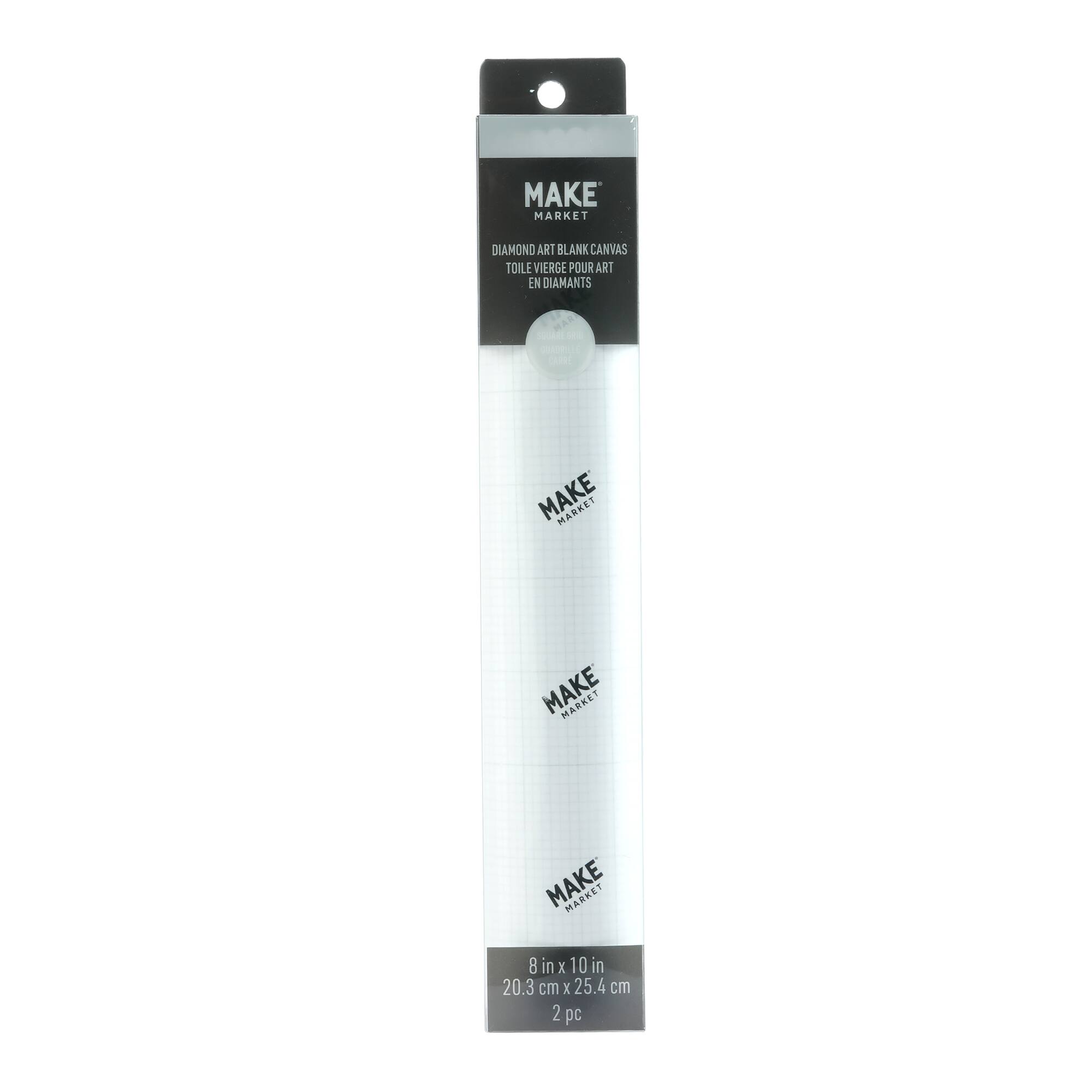 Square Grid Diamond Art Blank Canvases, 2ct. by Make Market®